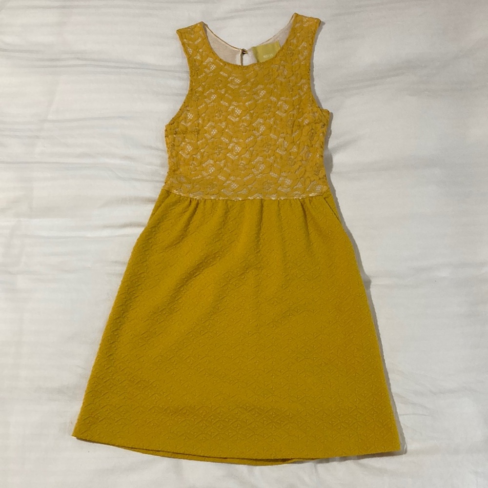 Beautiful mustard yellow dress